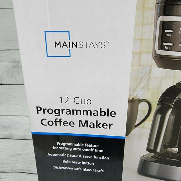 Mainstays Kitchen Mainstays 2cup Programmable Digital Coffee Maker
